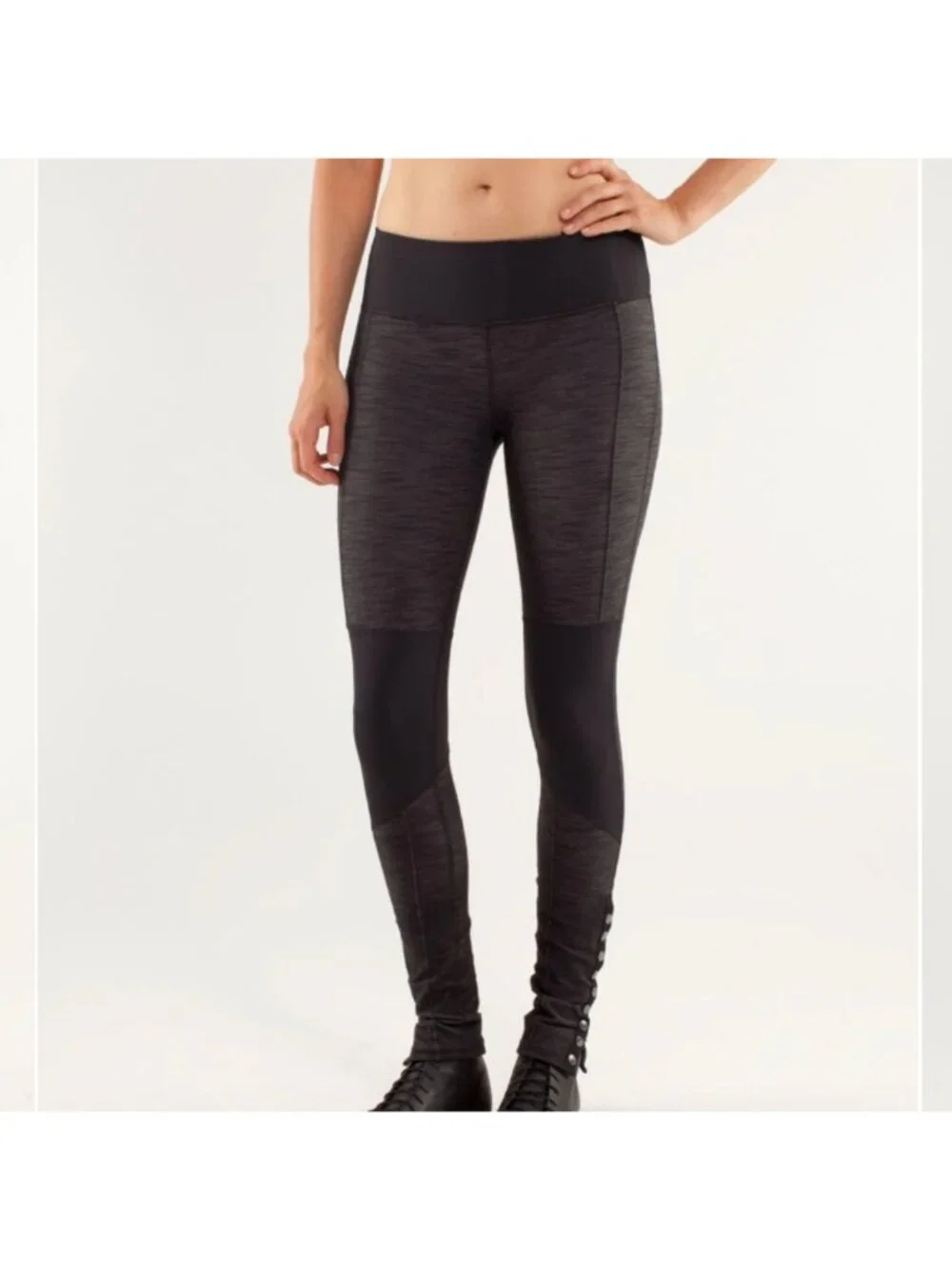 Lululemon Cross Town Pant Black Slub Denim / Black